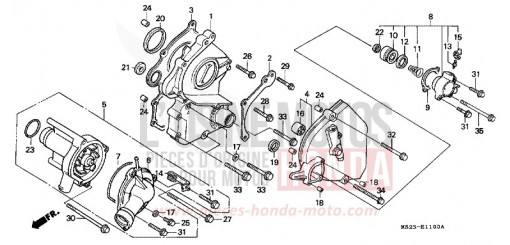 WATER PUMP CBR1000FL de 1990